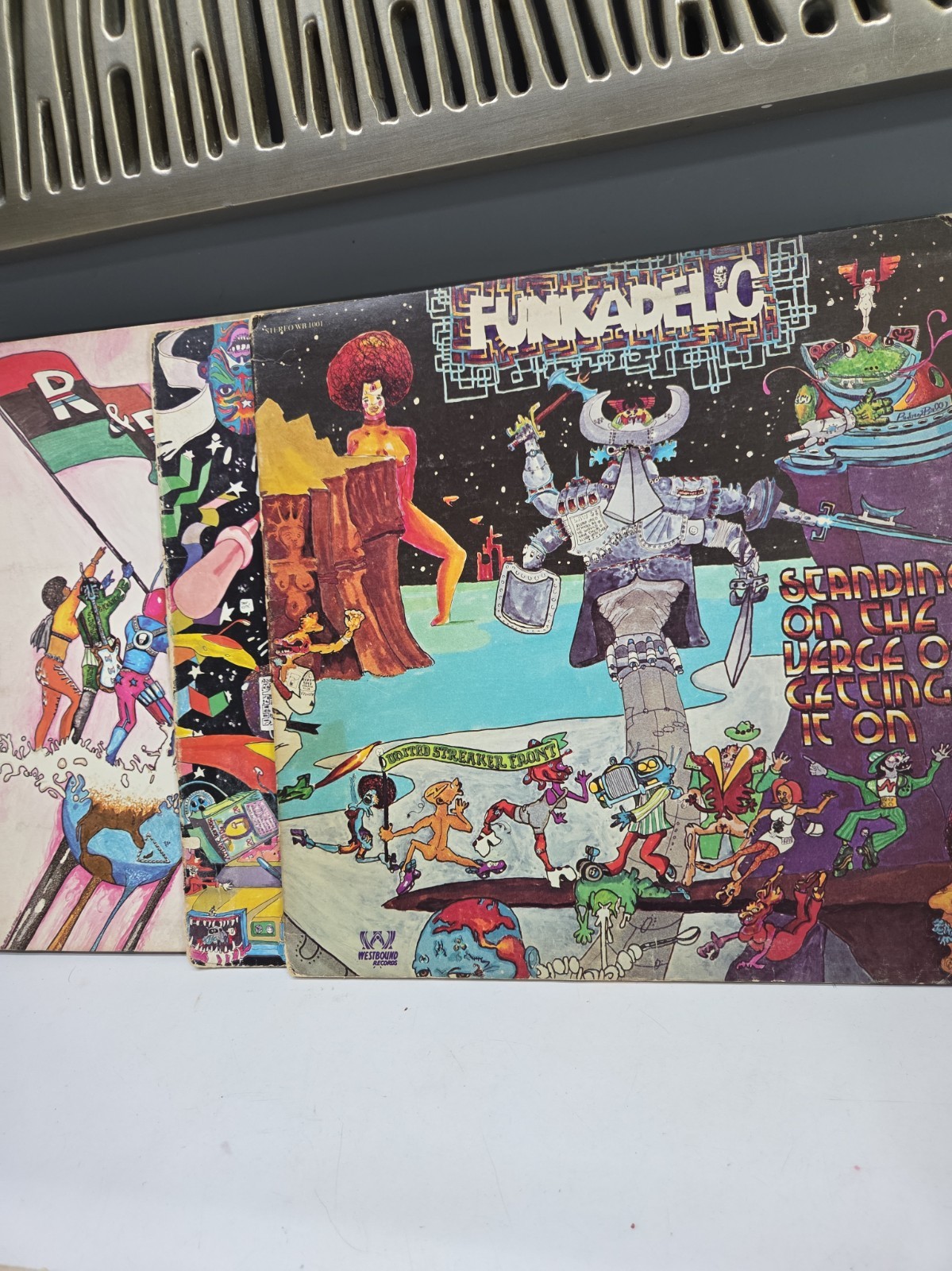 3 Funkadelic LP Standing on The Verge Of Getting It On. And More