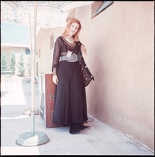 Italian Singer Mia Martini Smoking A Cigarette 1960s OLD PHOTO picture
