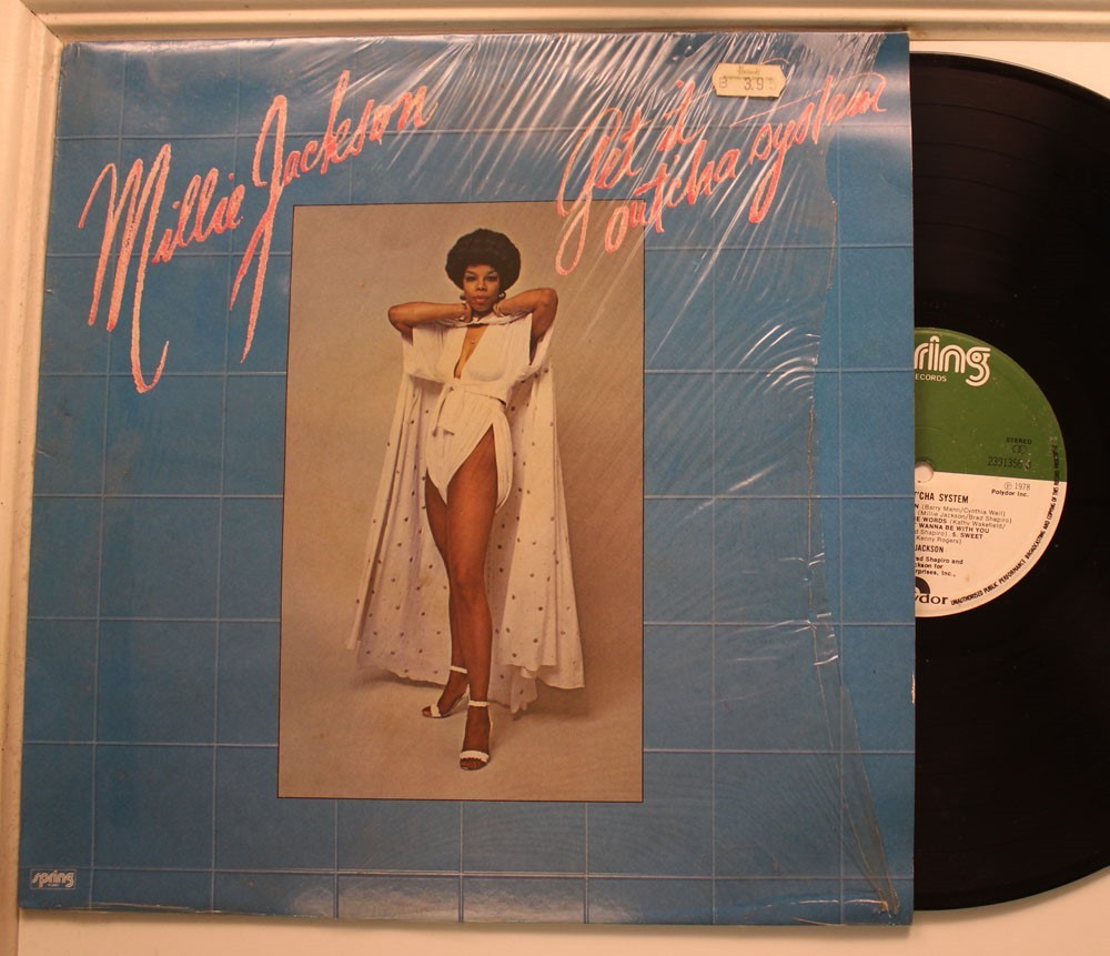 Millie Jackson Lp Get It Out'Cha System On Spring - Vg++ To Nm / Vg++ (Shrink)
