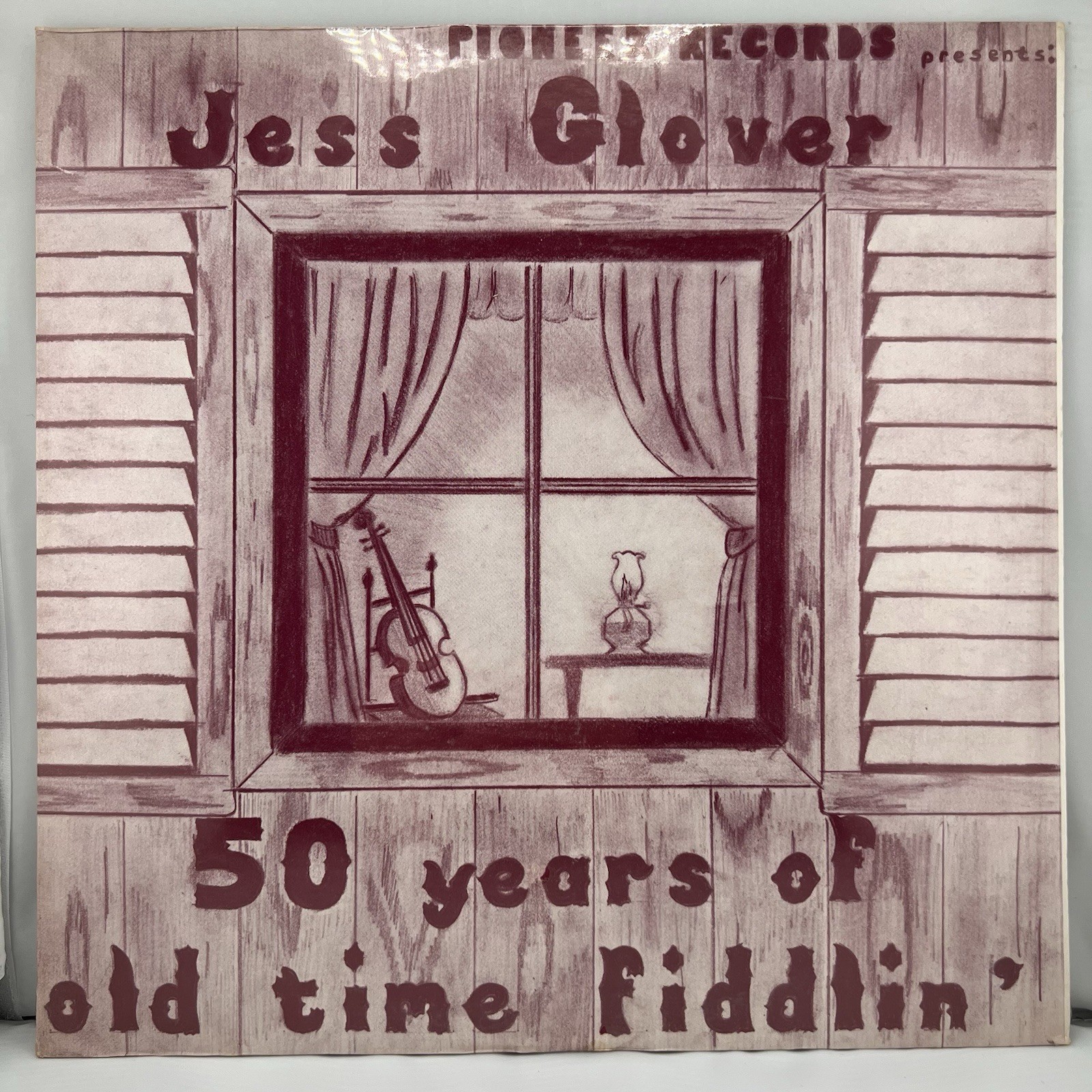 Sealed 1981 Jess Glover 50 Years of Old Time Fiddlin Country Western Swing LP