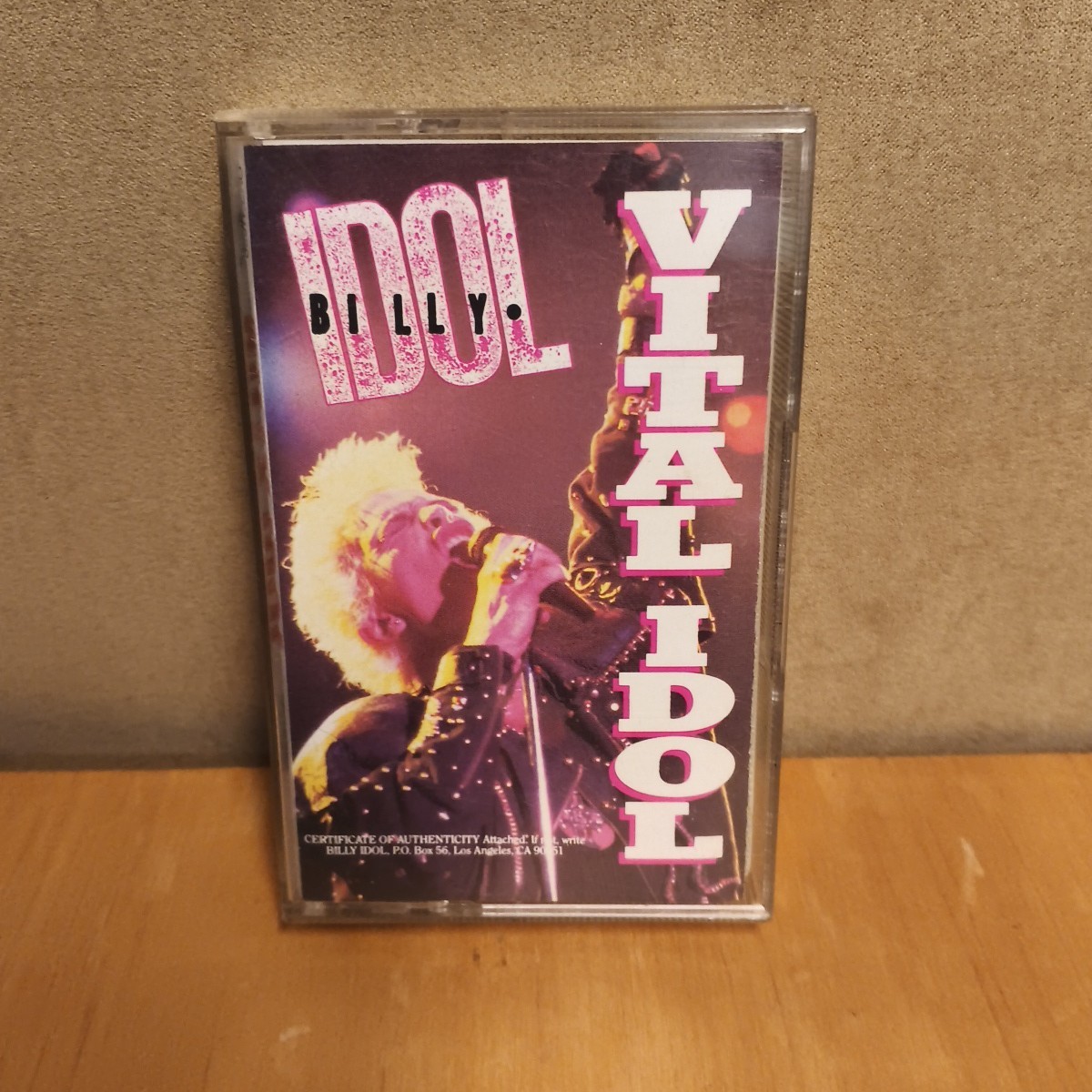 VTG Billy Idol ~ Vital Idol ~ 1987 Chrysalis Cassette tape