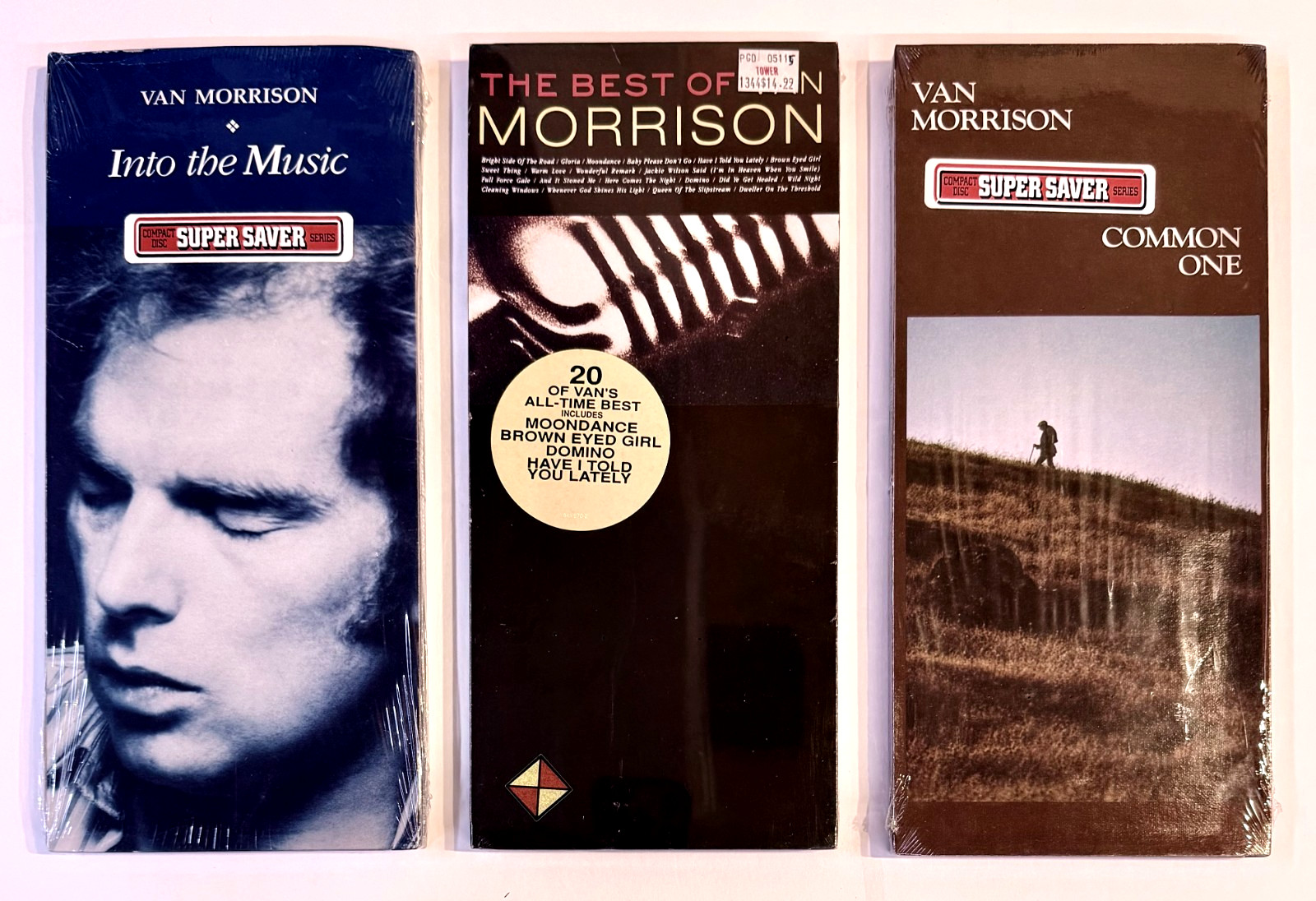 VAN MORRISON Set Of 3 SEALED LONGBOX CDs NIB Vintage Warner+Polydor RARE