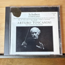 Arturo Toscanini Schubert Symphonies 8 & 9 CD 1990 Mono Remastered RCA Victor picture