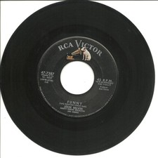 Jesse Belvin-Funny/Pledging My Love-45 RPM-soul-RCA Victor 47-7387-vinyl-record- picture