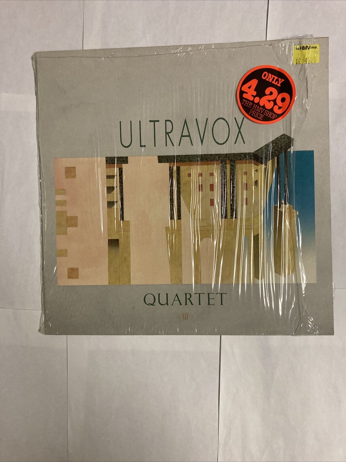 VINTAGE 1982 Ultravox Quartet Vinyl Record Album CDL-1394