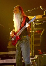 Bass guitarist session player Leland Sklar performing with the Phi- Old Photo picture