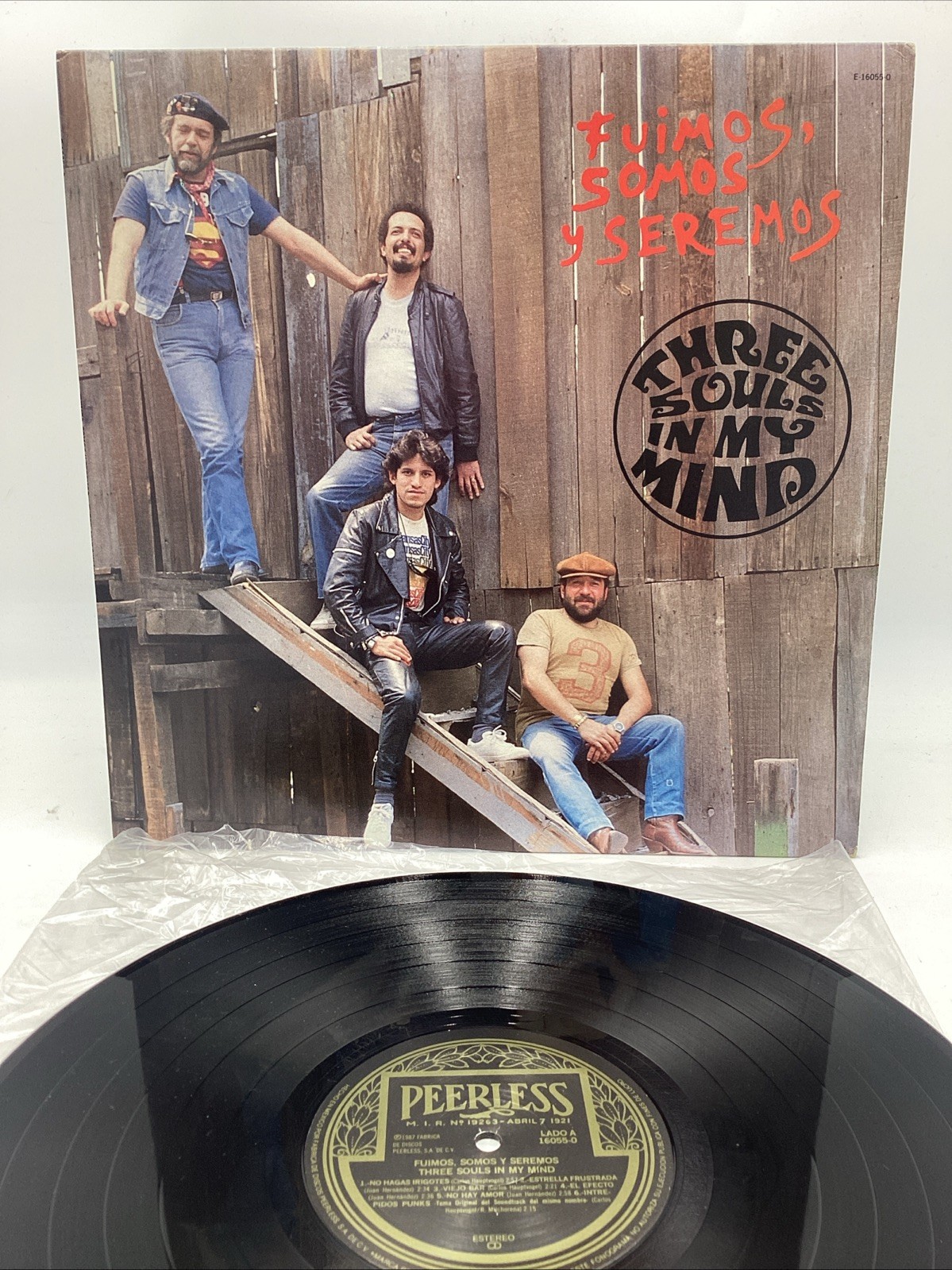 THREE SOULS IN MY MIND fuimos,Somos y seremos (PEERLESS LP MEXICO) NM (PSYCH)