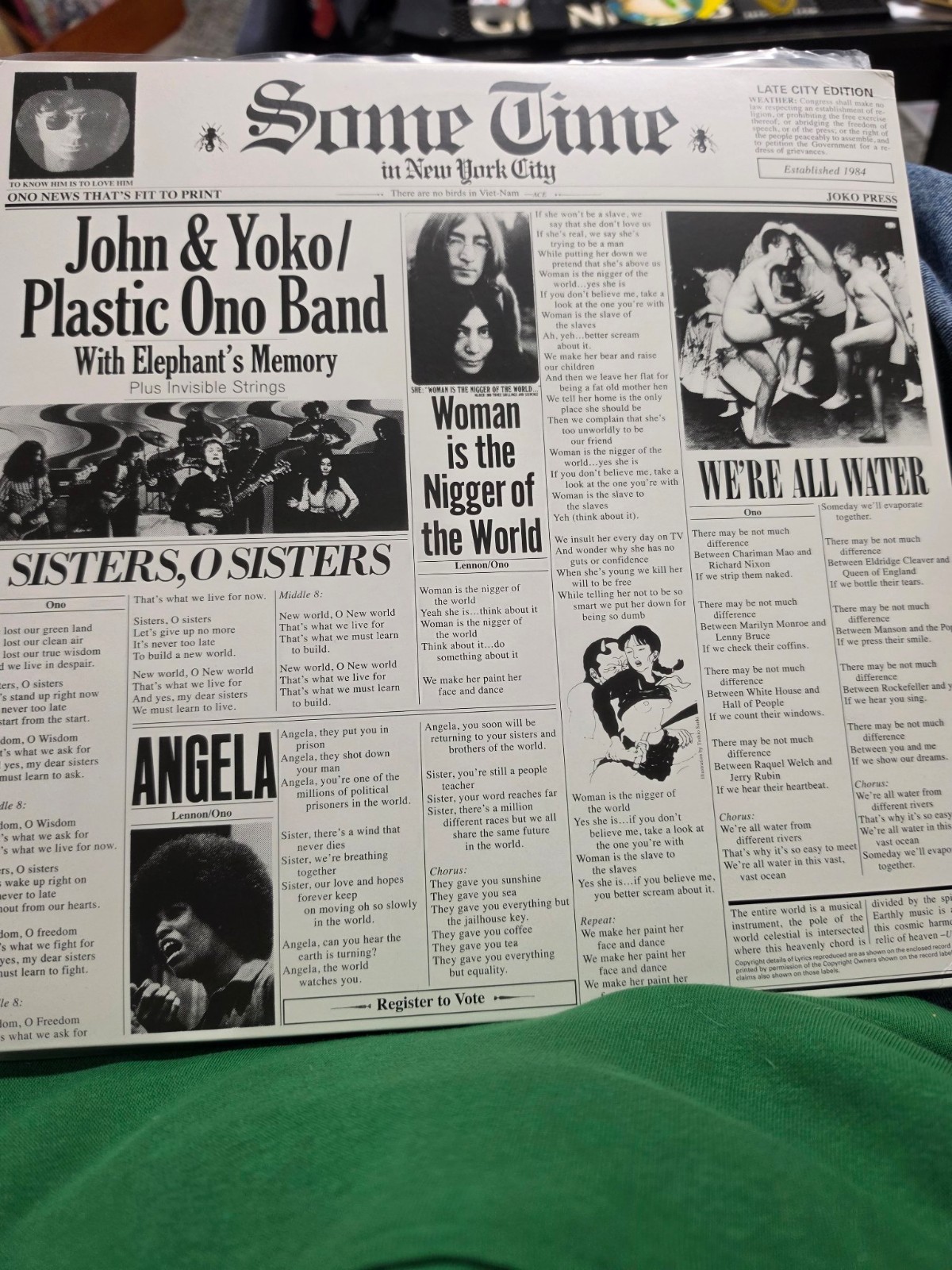 John Lennon Some Time in New York City 2015 EU Reissue 2LP NM/NM