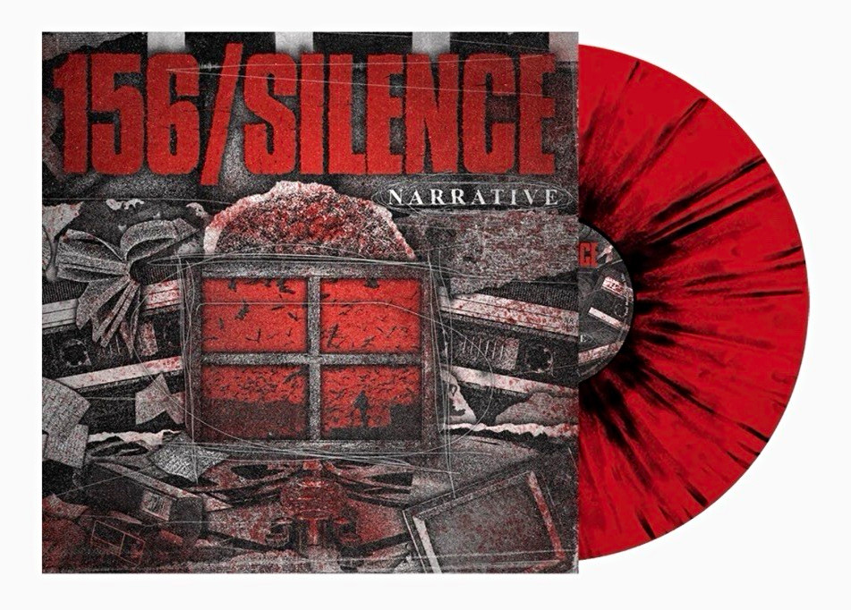 156/Silence - Narrative Limited Edition Red/Black splatter Vinyl LP Only 500