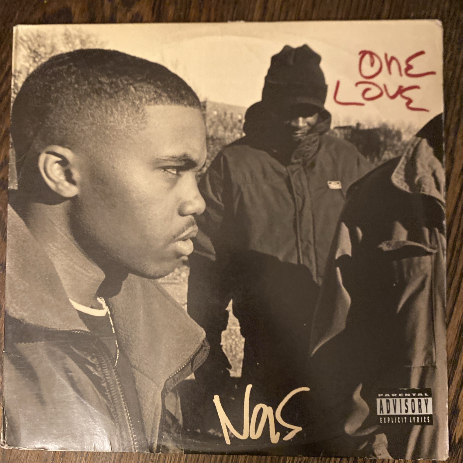 Nas One Love Vinyl 12” Orig Hip Hop Record VG