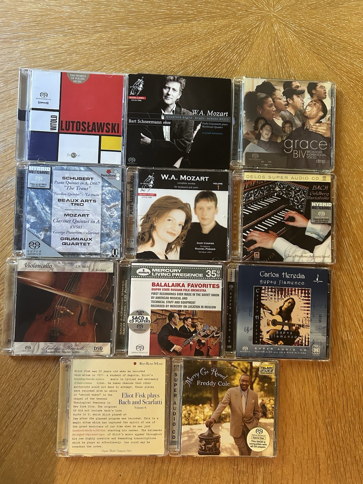 Mixed Lot of 12 Classical Music SACDs