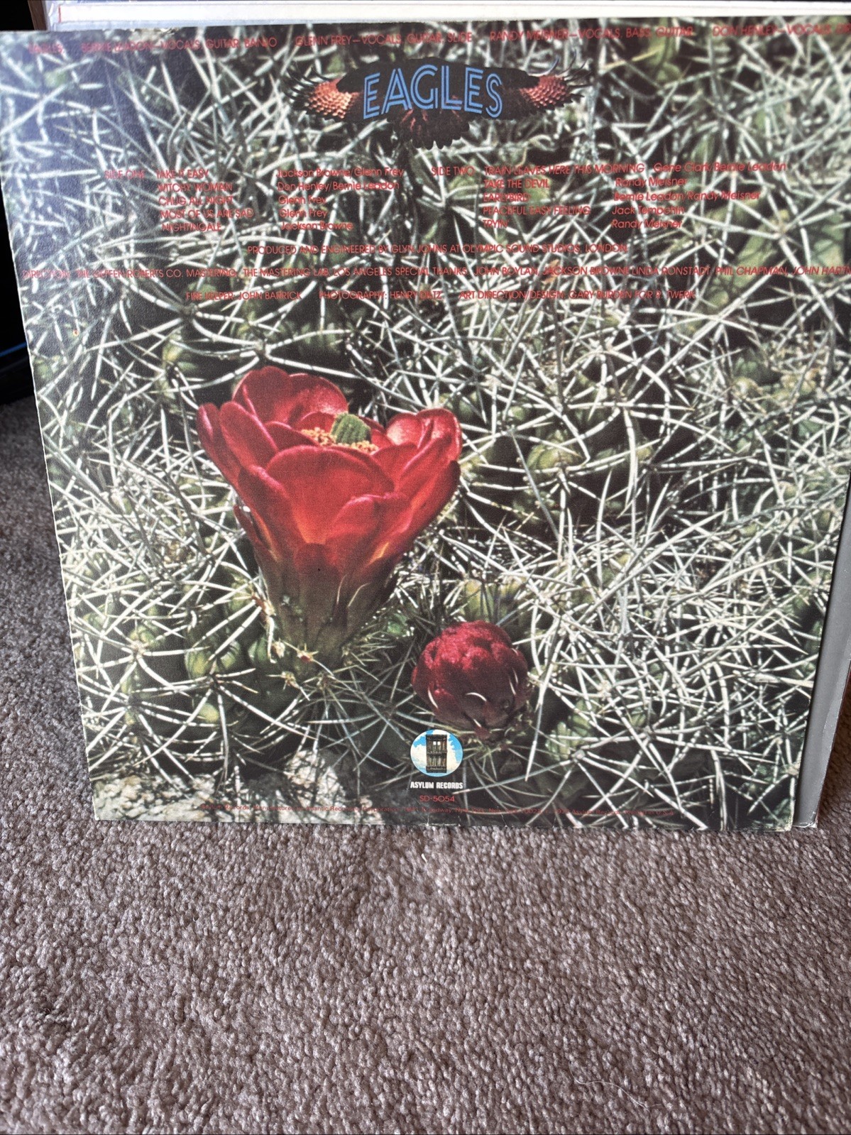 Eagles, Debut Record, Insert Beautiful Nice Condition