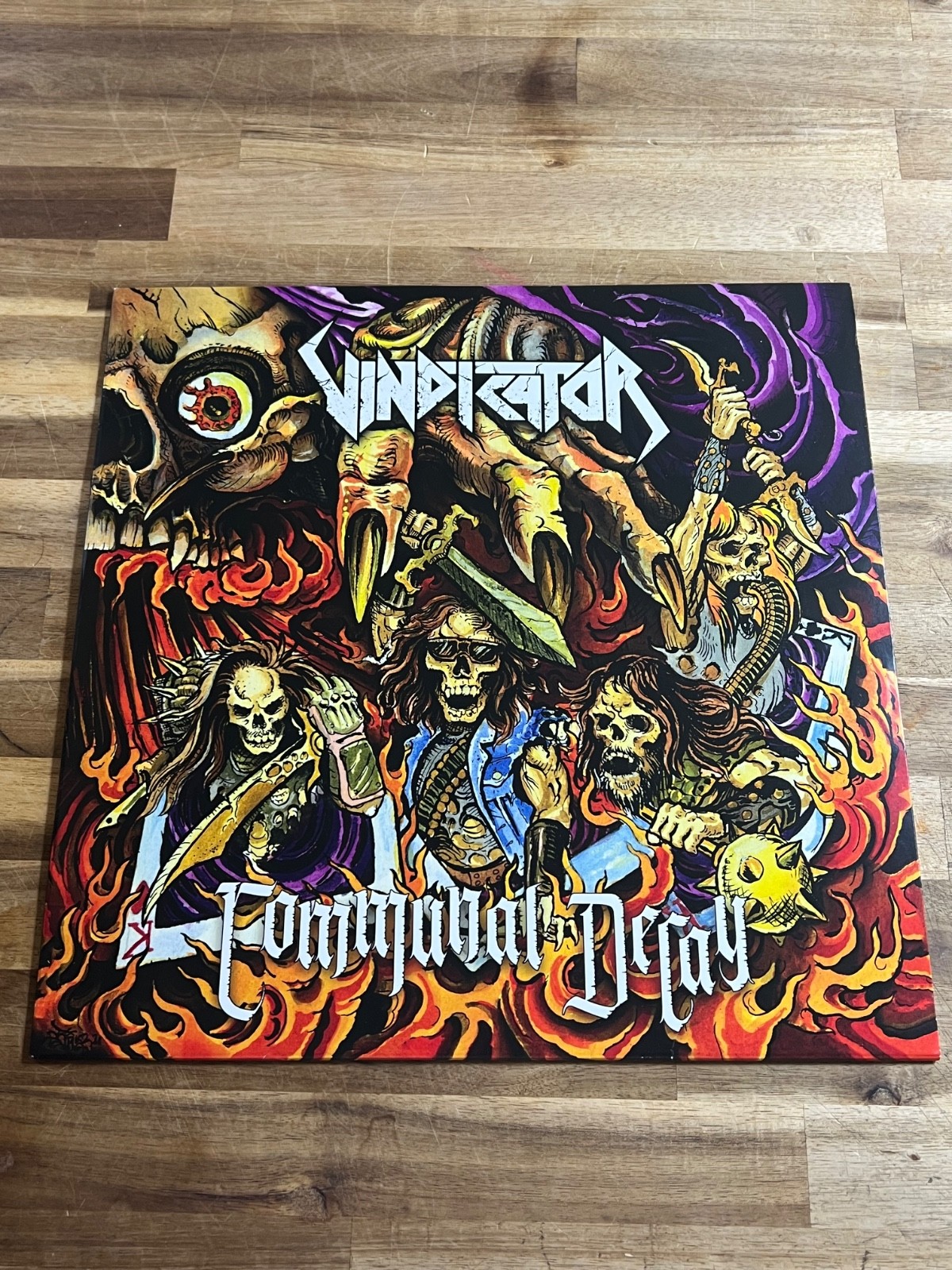 Vindicator - Communal Decay [Limited Edition] Vinyl Record (damage edge) see pic