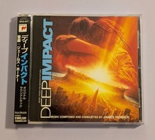 Deep Impact Soundtrack - Horner (1998 CD) Rare 90s Japanese Release - SRCS 8677 picture