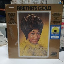 New Sealed Aretha Franklin - Aretha’s Gold - Walmart Exclusive Lemon Lime Vinyl picture