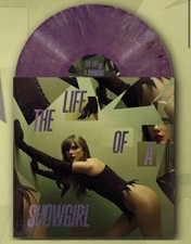 THE LIFE OF A SHOWGIRL: THE SHINY BUG ED VIOLET SHIMMER MARBLED VINYL In Hand picture