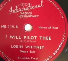 Vtg 78rpm Single10” Heavenly Vision By H. H. Lemmel &I Will Pilot Thee,ED Wilson picture
