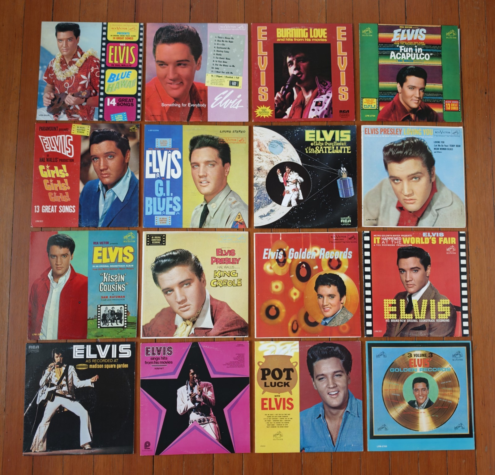 Elvis Presley Vinyl Record Lot 16