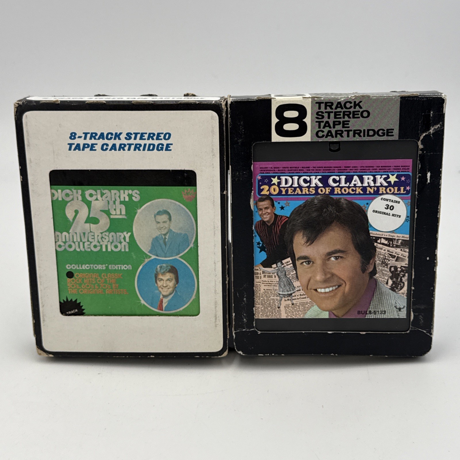 Dick Clark\'s 25th Anniversary Collection 8-track Cassette Tape LOT