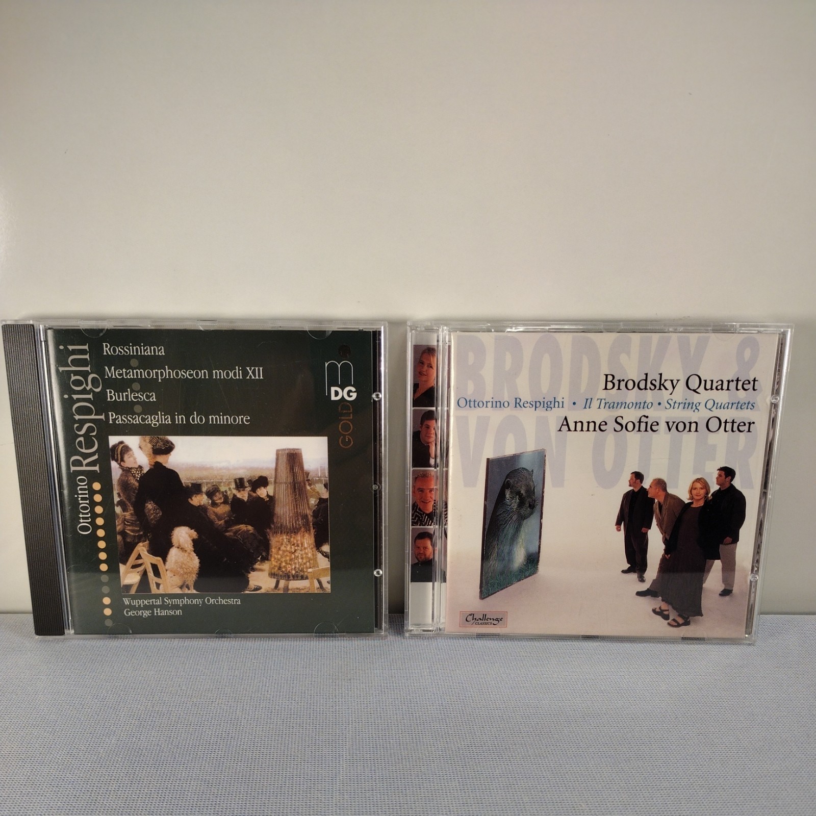 LOT Of 2 - Ottorino Respighi Orchestral Works & Ottorino Respighi CDs 