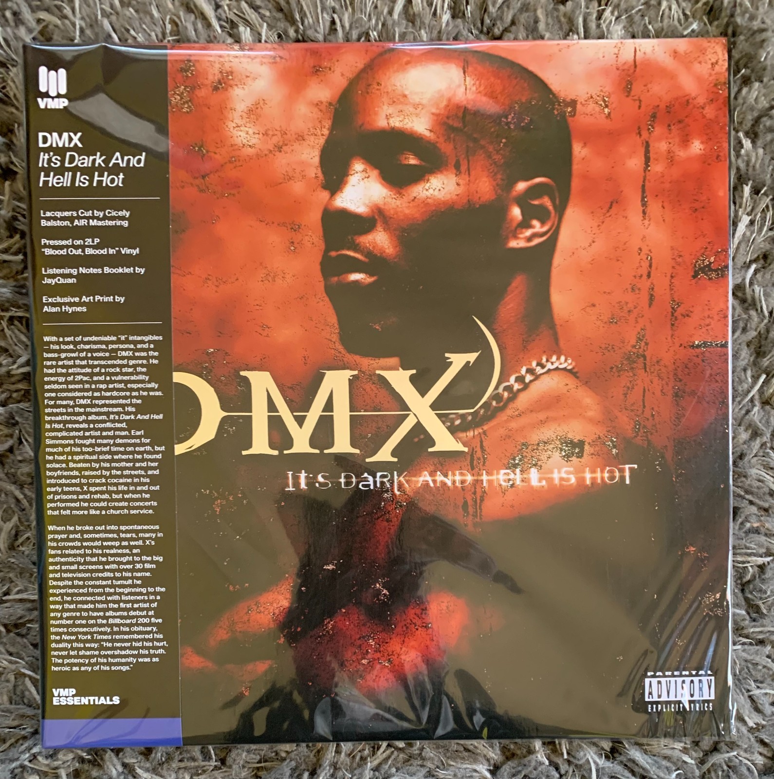 DMX  It\'s Dark And Hell Is Hot  Double LP  Blood Out Blood In Vinyl  VMP