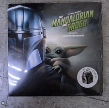 Ludwig Goransson Signed The Mandalorian and Grogu Helmet Die-Cut Vinyl picture