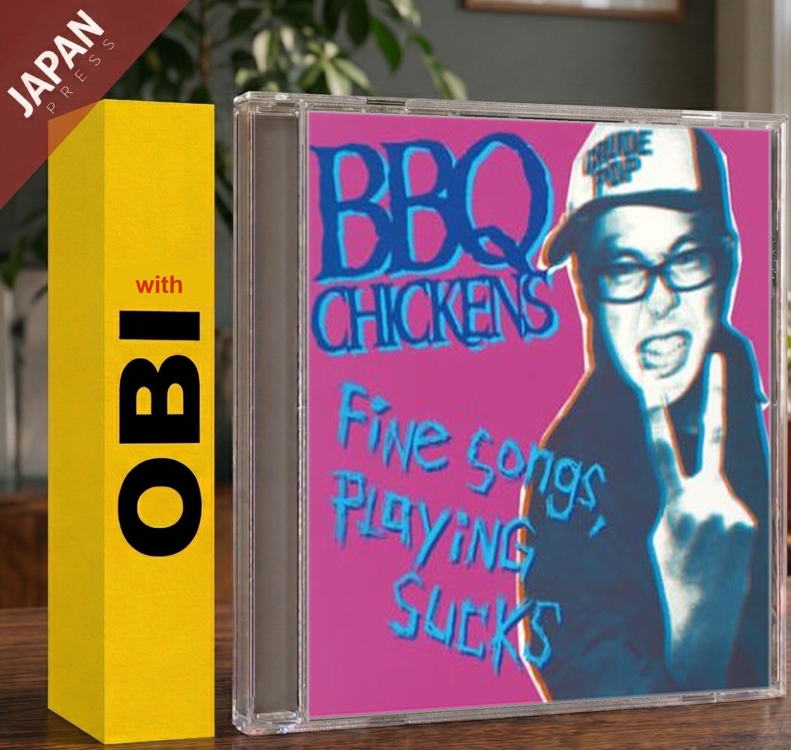 BBQ Chickens - Fine Songs, Playing Sucks [PZCA-17] w/OBI CD Japan Import Rock
