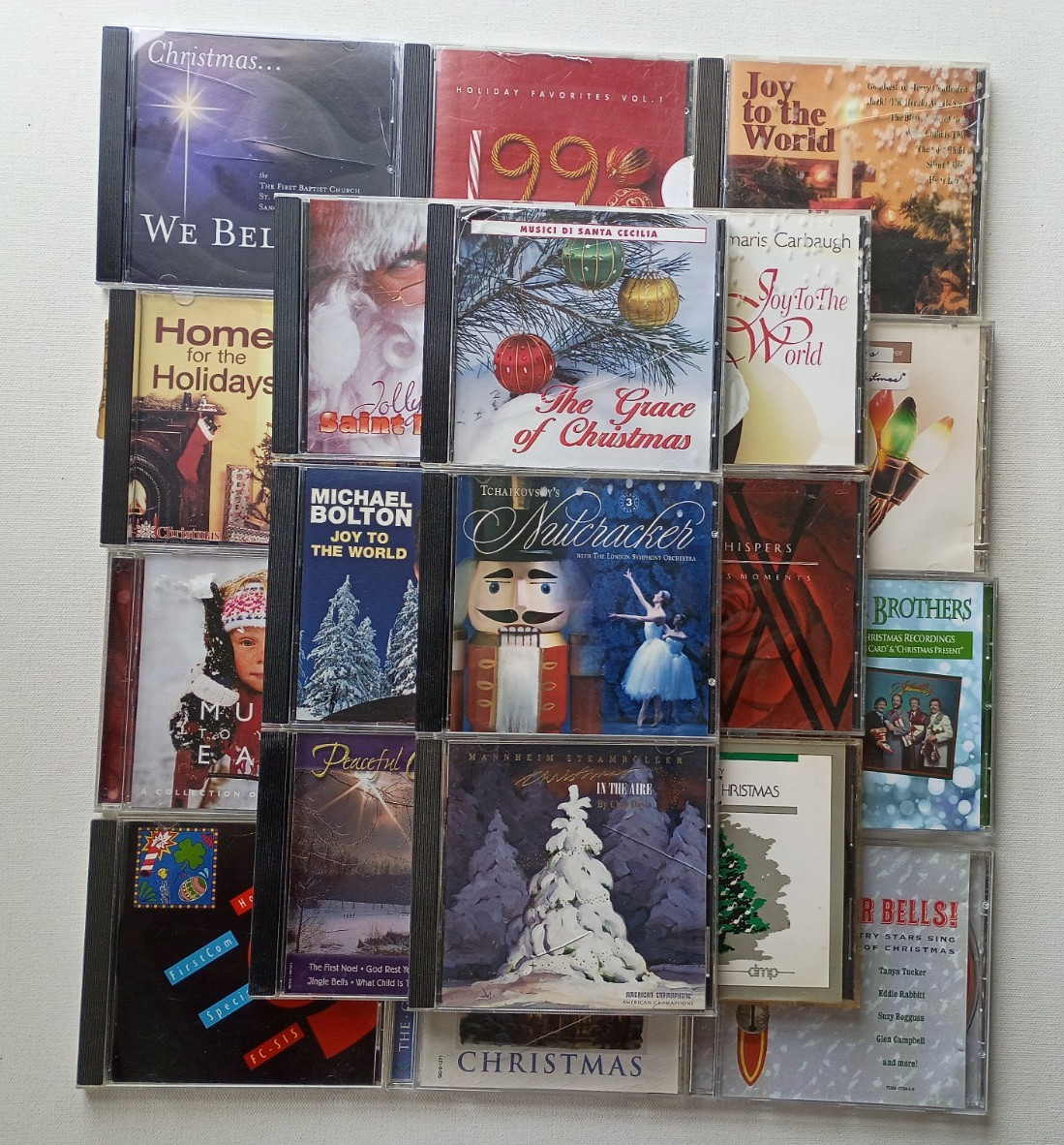 VINTAGE CHRISTMAS HOLIDAY MUSIC CD BUNLDE LOT OF 21