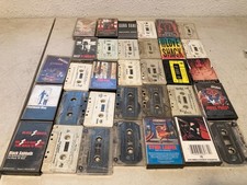 Vintage Cassette Tapes Lot Rock Metal Pop Music Album Assortment Collection picture