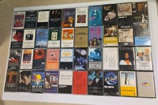 CLASSIC ROCK 70S POP CASSETTE LOT OF 40 PROMOS SOME RARE MOODY BLUES 10CC DOORS+ picture