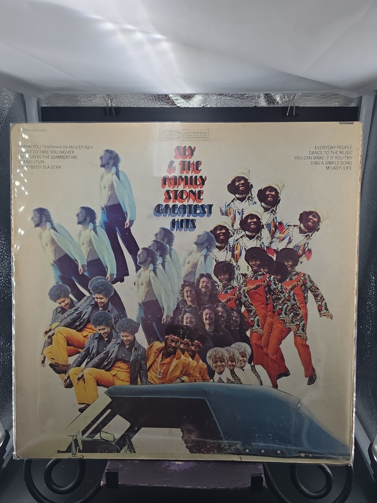 Sly & The Family Stone Greatest Hits 1970 LP Epic KE 30325 Pitman Press VG/VG