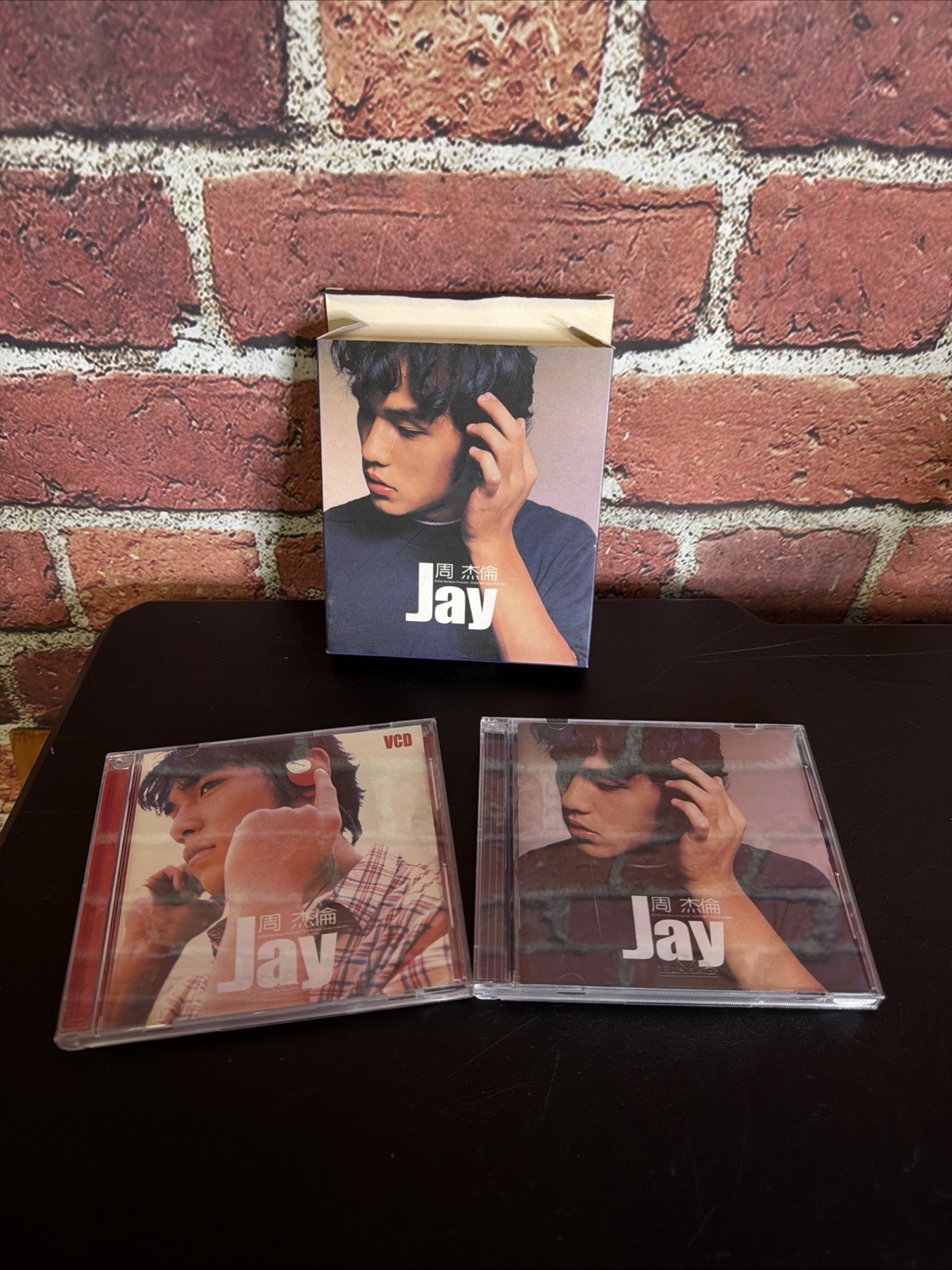 周杰倫 Jay Chou First Debut Album 2-Discs CD & VCD 2000 DVD Taiwan Edition Pop RARE