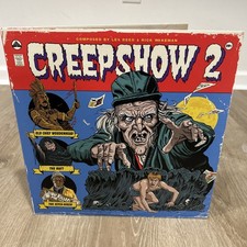 Creepshow 2 Soundtrack 2 LP Brown & Teal Swirl Vinyl Record 2017 Waxwork picture