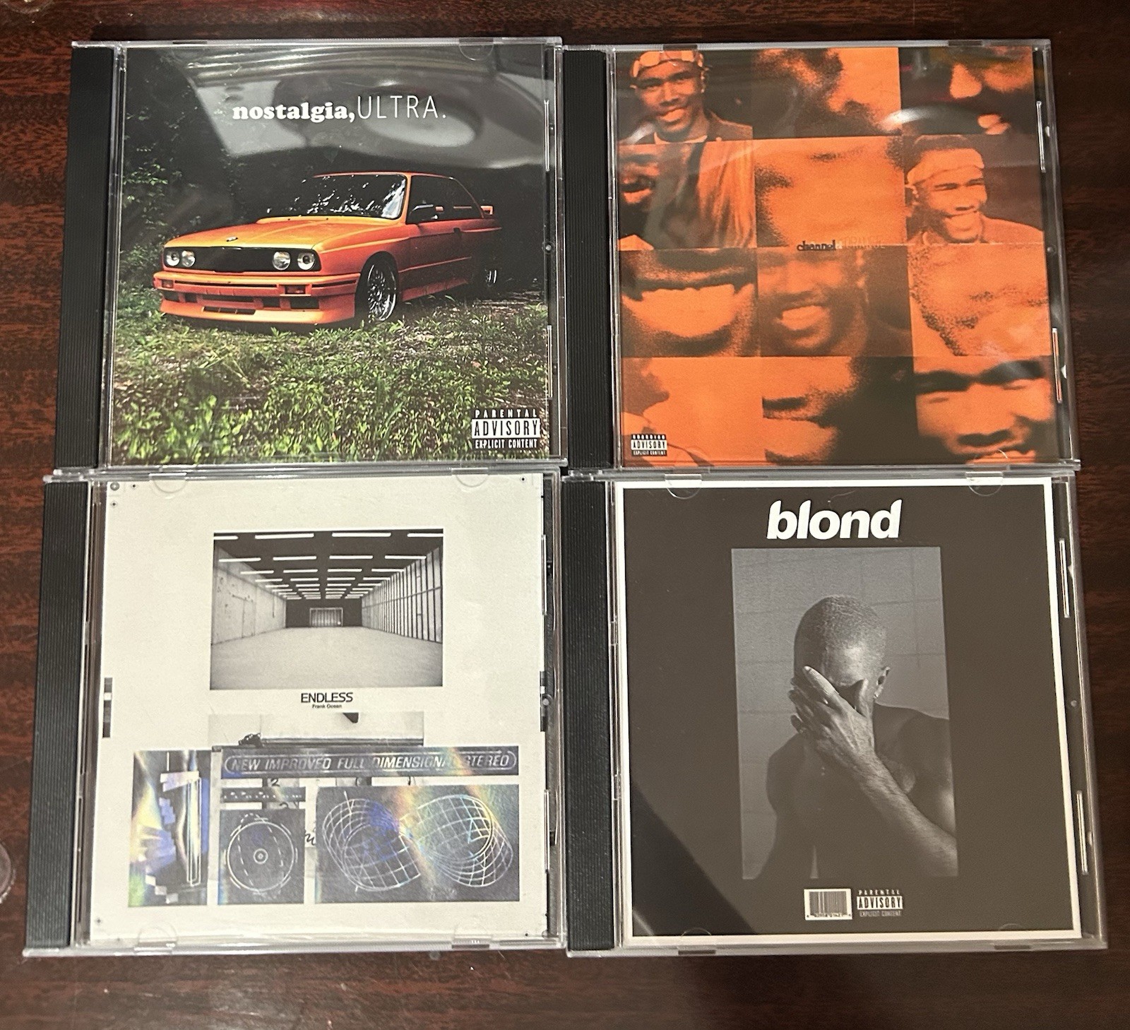 Frank Ocean - CD LOT Of 4 - (Nostalgia, Ultra, Blonde, Channel Orange, Endless)
