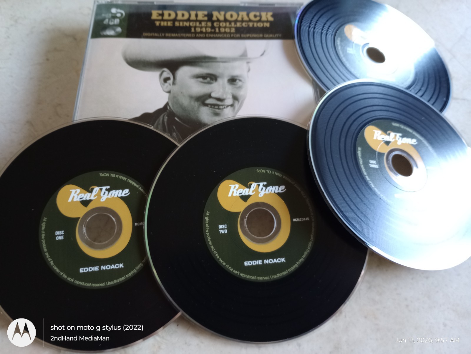 EDDIE NOACK SINGLES COLLECTION 4 DISC CD SET