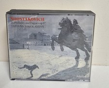 Shostakovich 24 Preludes and Fugues Op. 87 Tatiana Nikolayeva 3 CD Hyperion picture
