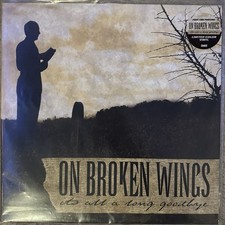 On Broken Wings It’s All A Long Goodbye 2024 DAZE Black Gold Splatter Vinyl picture