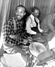 Jazz Drummer Jo Jones In The Count Basie Orchestra 1944 Jazz Music Old Photo picture