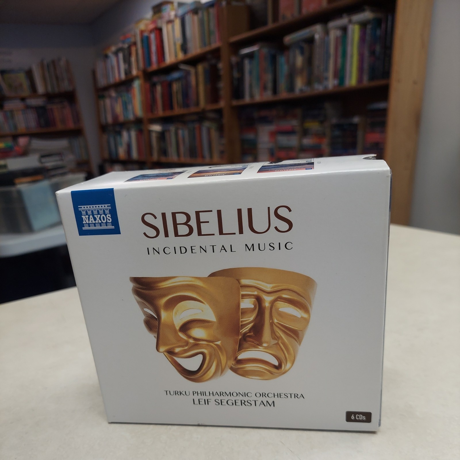 6CD SETNaxos Jean Sibelius Incidental Music CD Box Set  Leif Segerstam 
