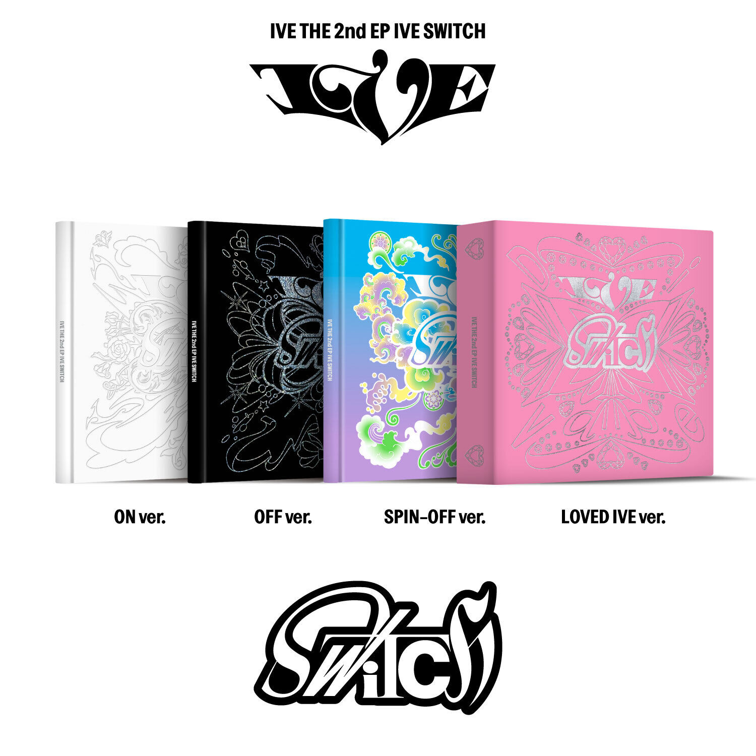 IVE [IVE SWITCH] 2nd EP Album STARSHIP Square  / WithMuu / SoundWave POB  Sealed