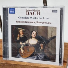 Brand New Sealed Johann Sebastian Bach Complete Works for Lute Cracked Case picture