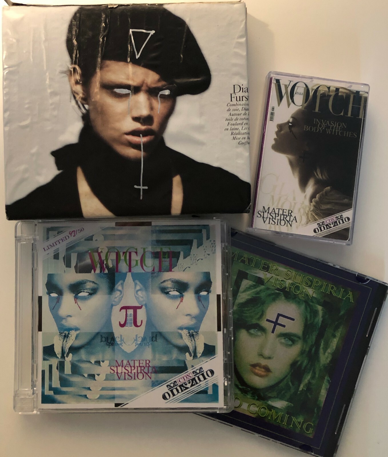 Cosmotropia de Xam ‎RARE Mater Suspiria Vision BOX Vogue Witch - CD+DVD+Cassette