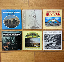 Vintage American Folk & Heritage 6-LP Vinyl Lot picture