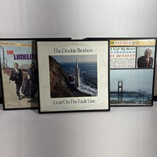Vintage San Francisco Framed Vinyl Record Art Trio Doobie Brothers Bennett Set  picture