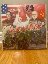 Steel Pulse - ‎Earth Crisis Vinyl LP Orig US 1984 Elektra Vinyl Record picture