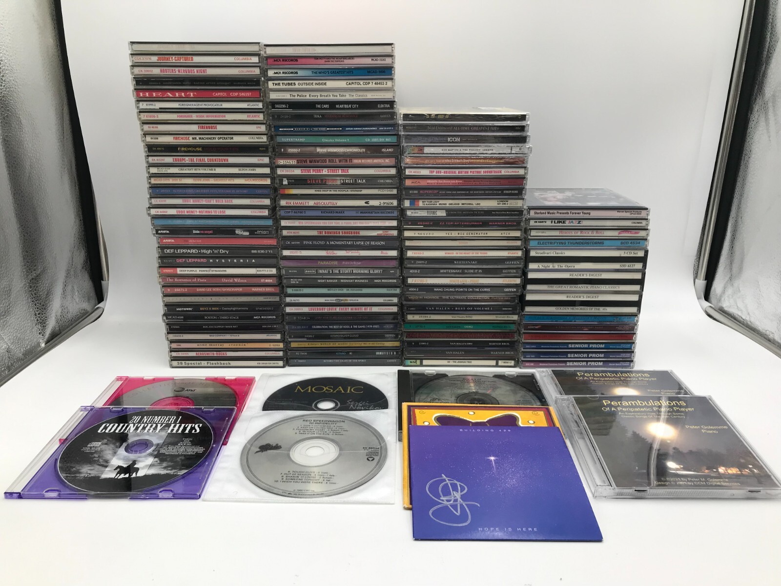 Over 100 Various CD Lot - Includes '80s and '90s Hard Rock + Sealed CDs