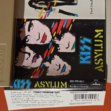 KISS Asylum Cassette Album 1985 Mercury 826 099-4M-1 Standard Jewel Case.RARE picture