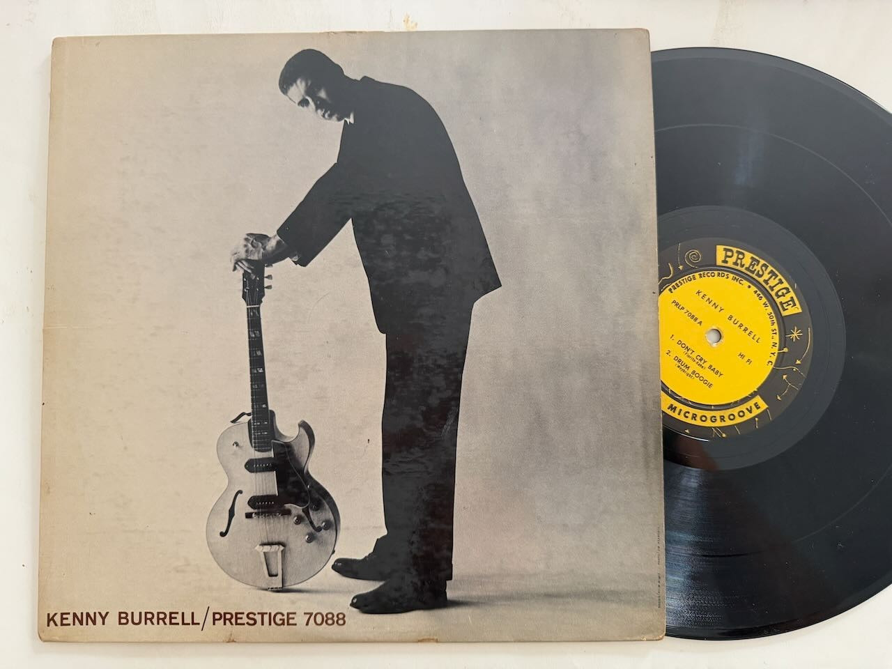 Kenny Burrell LP ~ Prestige 7088 ~ W.50th NYC DG RVG ~ Mono ~  Tommy Flanagan
