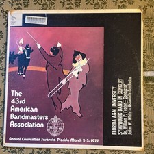 43rd American Bandmasters Assn 1977 Florida A&M. 1 of 2 records. VG+ Read more picture