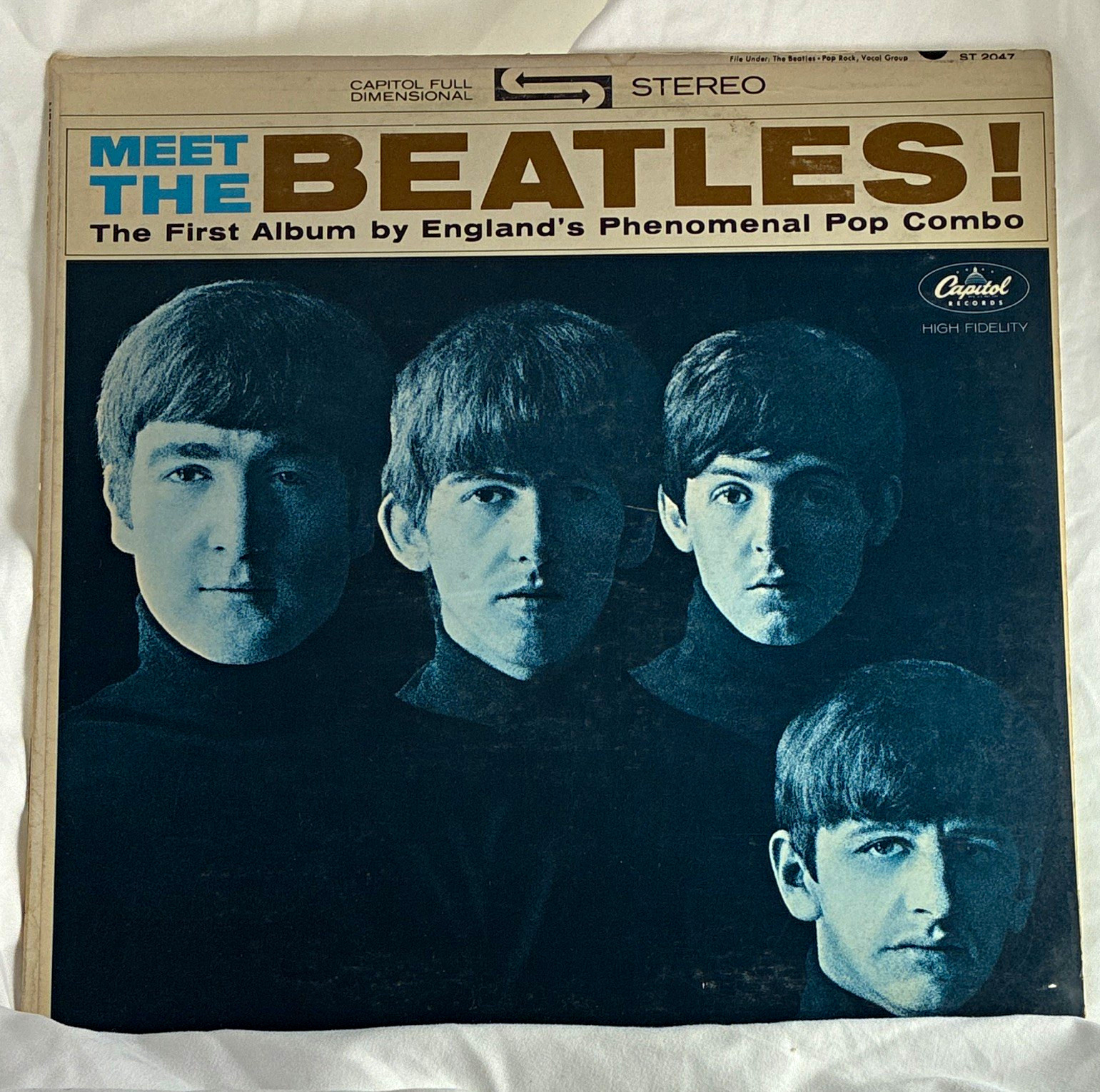 The Beatles Meet The Beatles Capitol Records ST 2047 Stereo 12